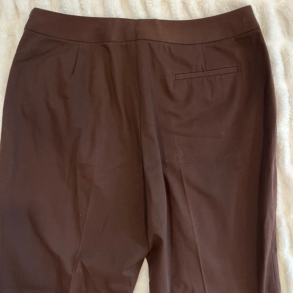 Lafayette 148 New York‎ Brown Dress Pants Size 12 - Picture 4 of 10